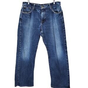 Vtg Lucky‎ Brand Dungarees by Gene Montesano Straight Leg Short Sz 34x28